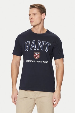 T-shirt regular - Azul-marinho