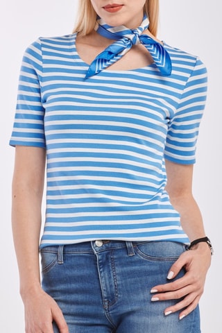 T-shirt slim - Azul