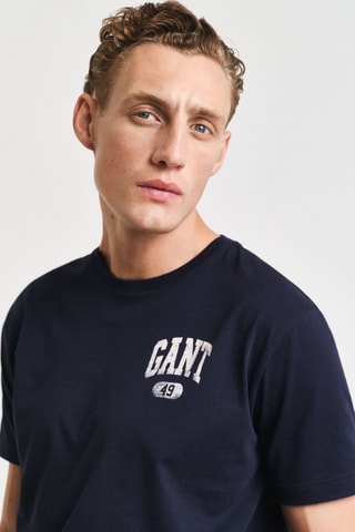 T-shirt regular - Azul-marinho