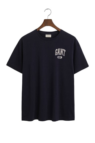 T-shirt regular - Azul-marinho