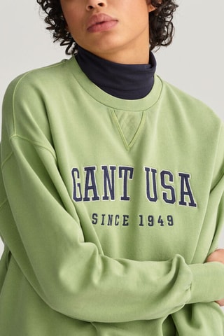 Sweat oversize - Verde-claro