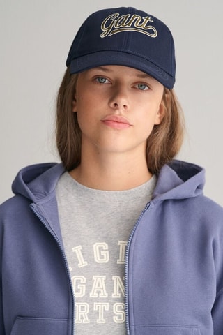 Sweat relaxed com capuz - Azul