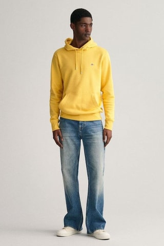 Sweat com capuz - Amarelo