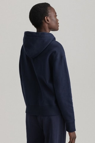 Sweat em algodão biológico - Azul-marinho