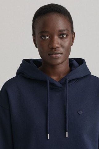 Sweat em algodão biológico - Azul-marinho