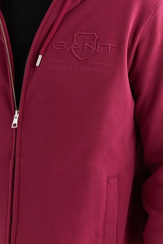 Sweat com capuz regular - Bordô