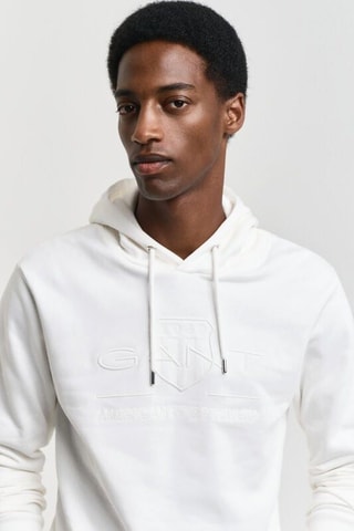 Sweat com capuz - Branco