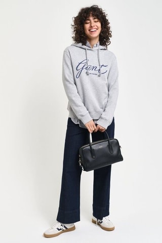 Sweat com capuz - Cinzento mesclado