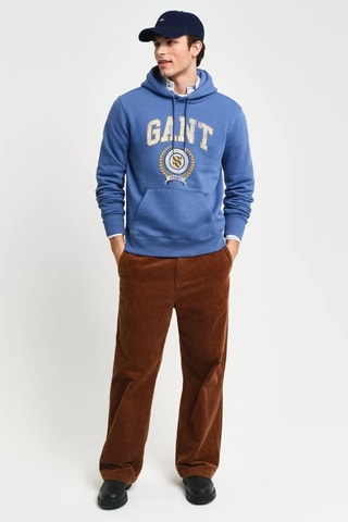 Sweat com capuz - Azul-cobalto