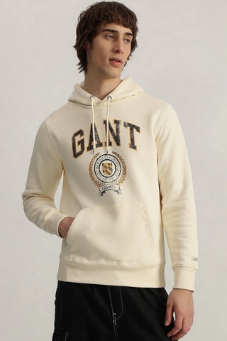 Sweat com capuz - Cru