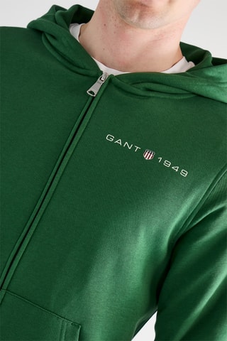 Sweat com capuz - Verde