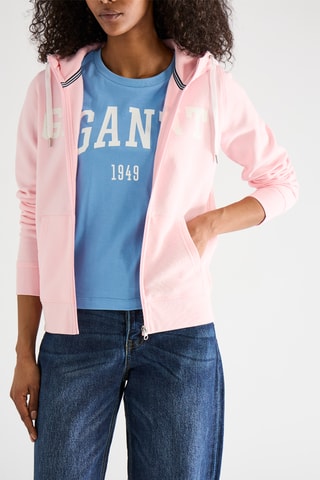 Sweat com capuz - Rosa