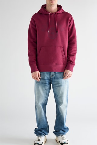 Sweat com capuz - Bordô