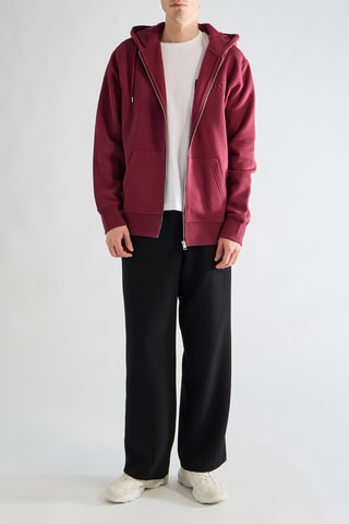 Sweat com capuz - Bordô