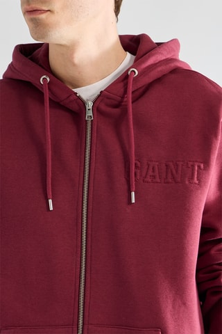 Sweat com capuz - Bordô