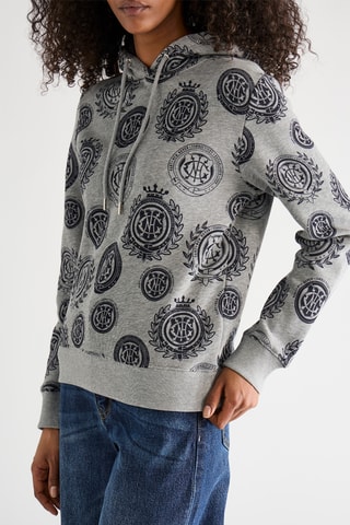 Sweat com capuz - Cinzento