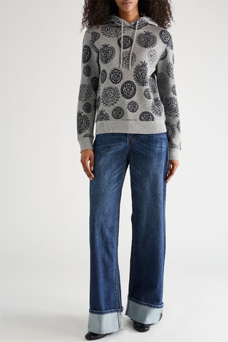 Sweat com capuz - Cinzento