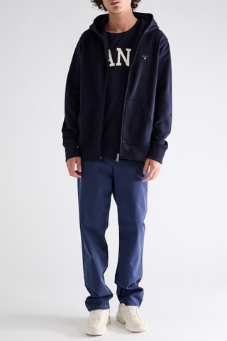 Sweat com capuz - Azul-marinho