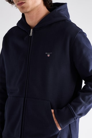 Sweat com capuz - Azul-marinho