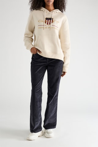 Sweat com capuz - Bege