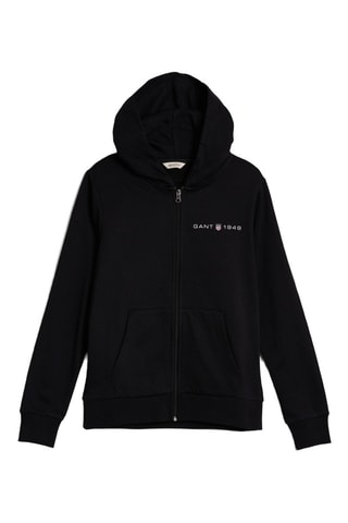 Sweat com capuz regular - Preto