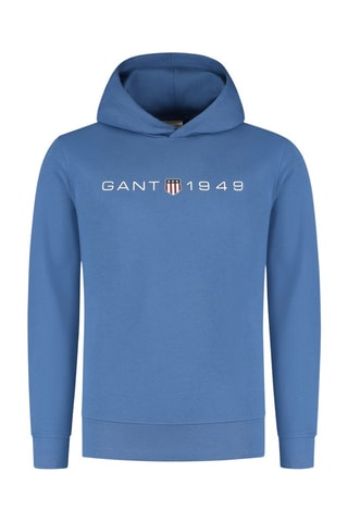 Sweat com capuz regular - Azul