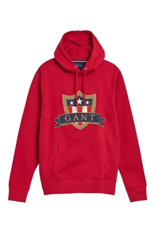 Sweat com capuz - Vermelho