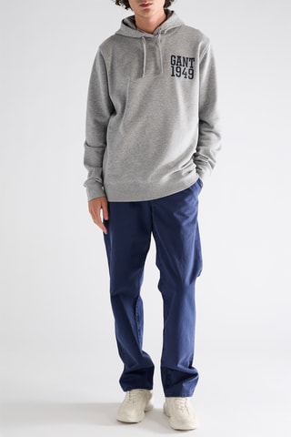 Sweat com capuz - Cinzento