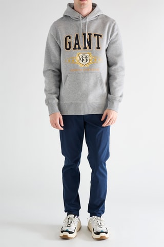 Sweat com capuz - Cinzento