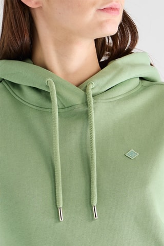 Sweat com capuz - Verde-claro