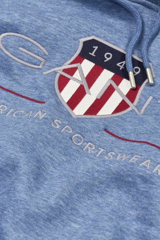 Sweat regular com capuz - Azul-claro