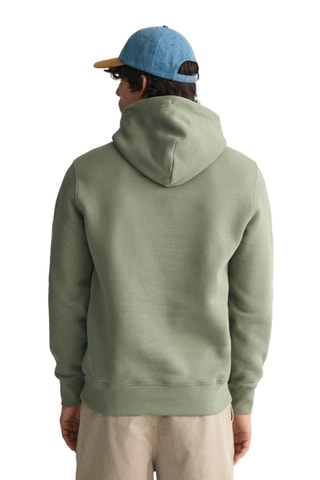 Sweat regular com capuz - Verde sálvia