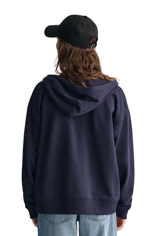 Sweat com capuz - Azul-noite