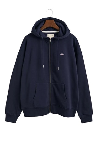 Sweat com capuz - Azul-noite