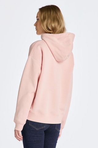 Sweat oversize com capuz - Rosa-pálido