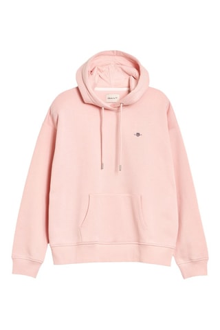 Sweat oversize com capuz - Rosa-pálido