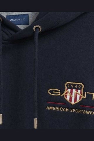 Sweat com capuz - Azul-noite