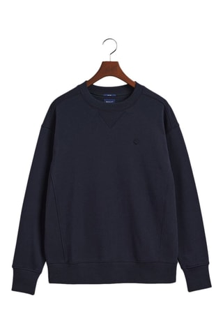 Sweat em algodão biológico - Azul-marinho