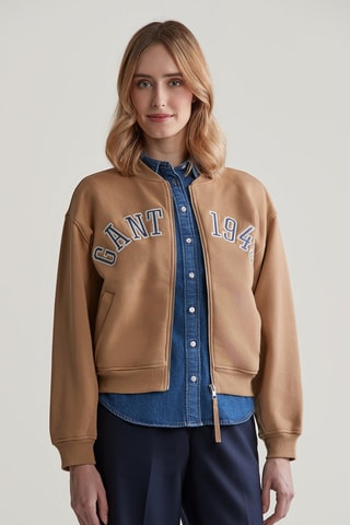 Bomber relaxado - Bege