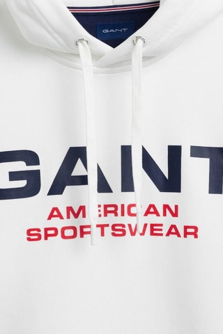 Sweat regular com capuz - Branco