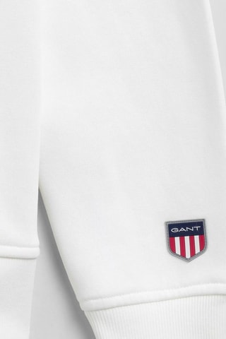 Sweat regular com capuz - Branco