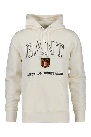 Sweat com capuz - Creme