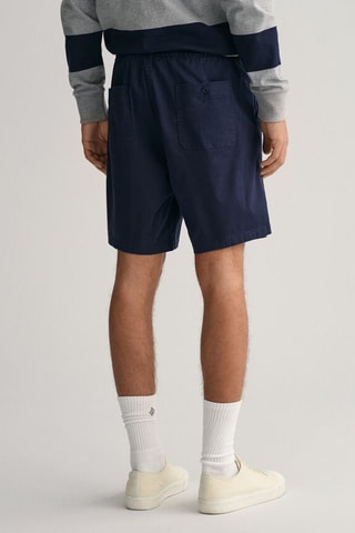 Calções regular - Azul-marinho