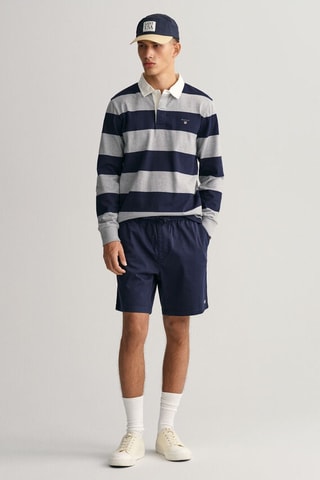 Calções regular - Azul-marinho