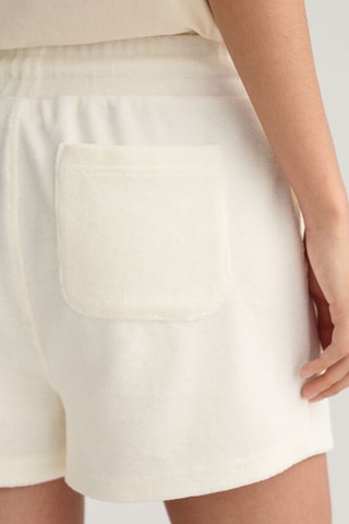 Calções relaxed em algodão biológico - Cru