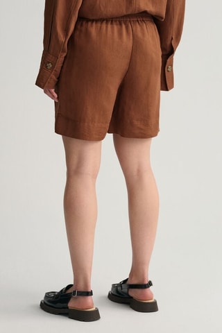 Bermudas de linho - Camel