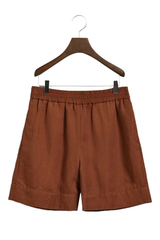 Bermudas de linho - Camel