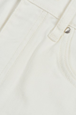 Saia direita de ganga - Branco