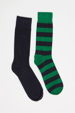 2 pares de meias - Preto e verde