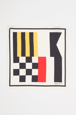 Lenço quadrado - Branco